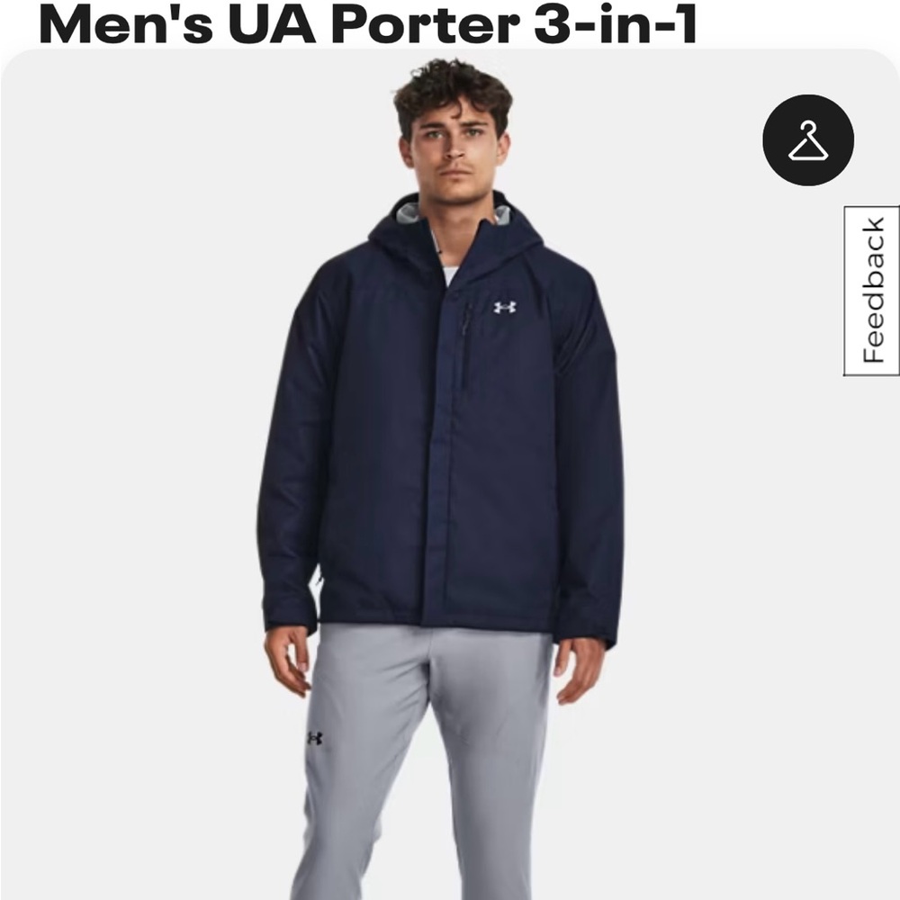 Under Armour Men's Navy 3-in-1 Jacket